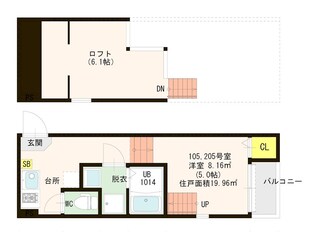 ラファータ高宮の物件間取画像